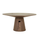 CLASSIQUE ROUND DINING TABLE 6 Seater in SMOKED ASH by GlobeWest at Darling & Domain