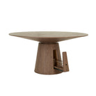CLASSIQUE ROUND DINING TABLE 6 Seater in SMOKED ASH by GlobeWest at Darling & Domain