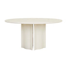 LEON ROUND DINING TABLE PORCELAIN 6 Seater by GlobeWest at Darling & Domain