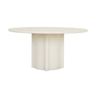 LEON ROUND DINING TABLE PORCELAIN 4 Seater by GlobeWest at Darling & Domain
