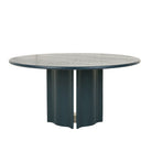 LEON ROUND DINING TABLE 6 Seater in TEAL by GlobeWest at Darling & Domain