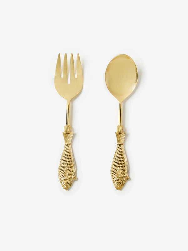 FISH SALAD SERVERS