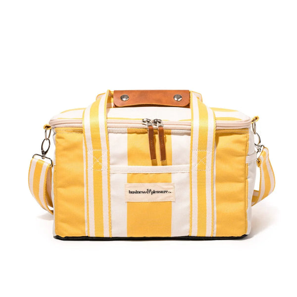 PREMIUM COOLER BAG | Mimosa Yellow Stripe