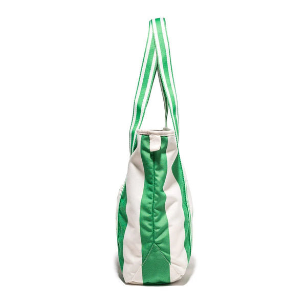 THE BEACH BAG | Crew Canyon Green Stripe