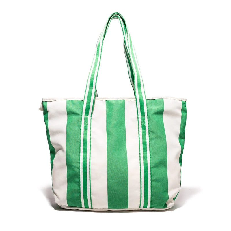THE BEACH BAG | Crew Canyon Green Stripe