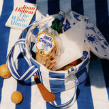 PREMIUM COOLER BAG | Crew Mediterranean Blue Stripe