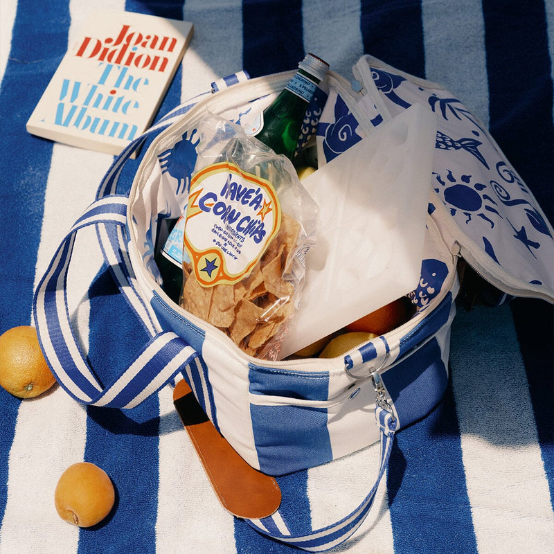 PREMIUM COOLER BAG | Crew Mediterranean Blue Stripe