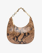ESTELLA BAG in Caramel Python by ARLINGTON MILNE