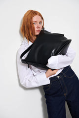 EMMETT SOFT STRUCTURE BAG in Black by HVISK