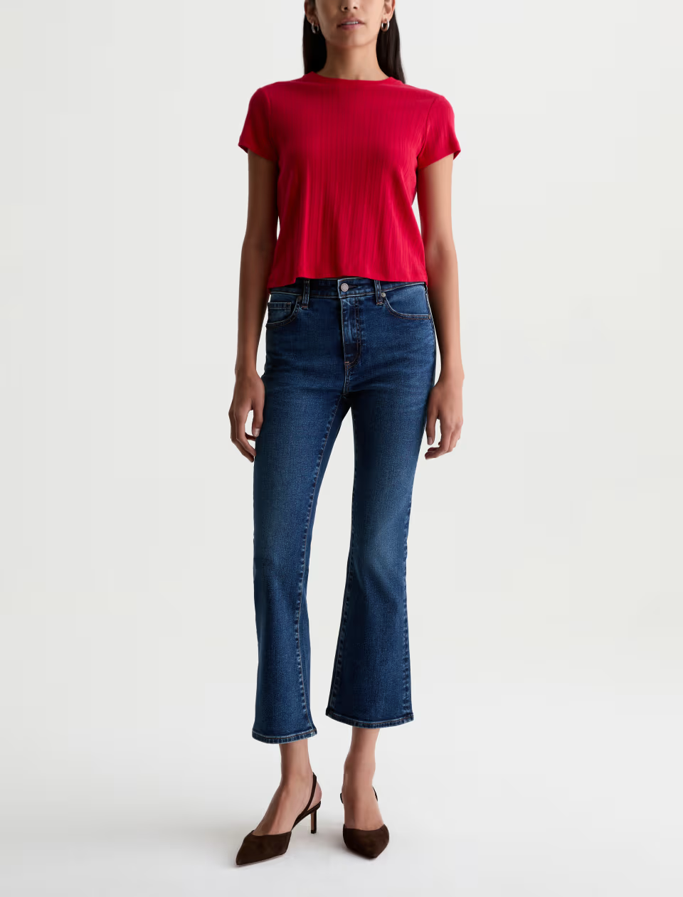 FARRAH BOOT CROP in Harmonica by AG Jeans