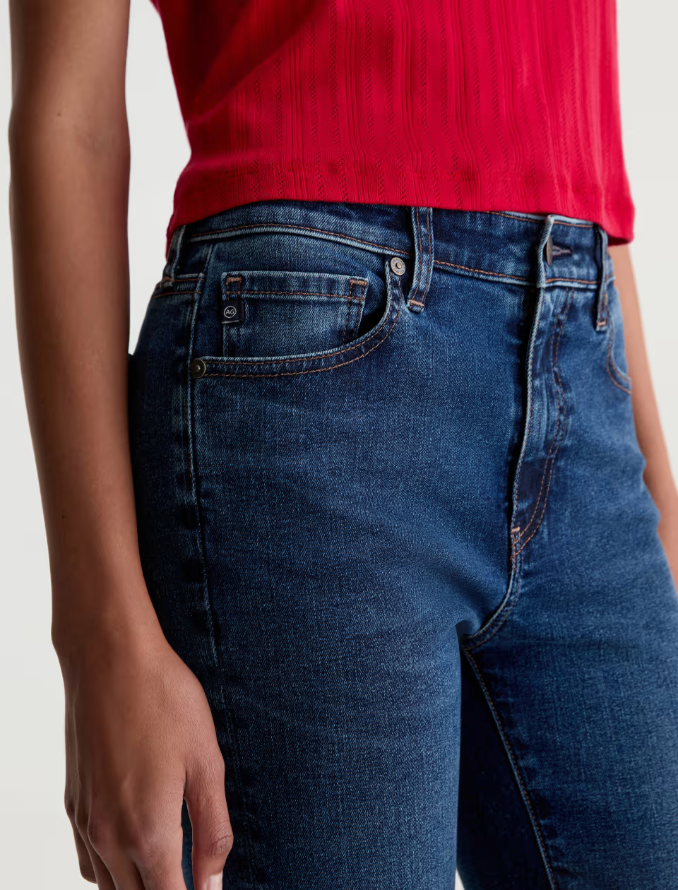 FARRAH BOOT CROP in Harmonica by AG Jeans