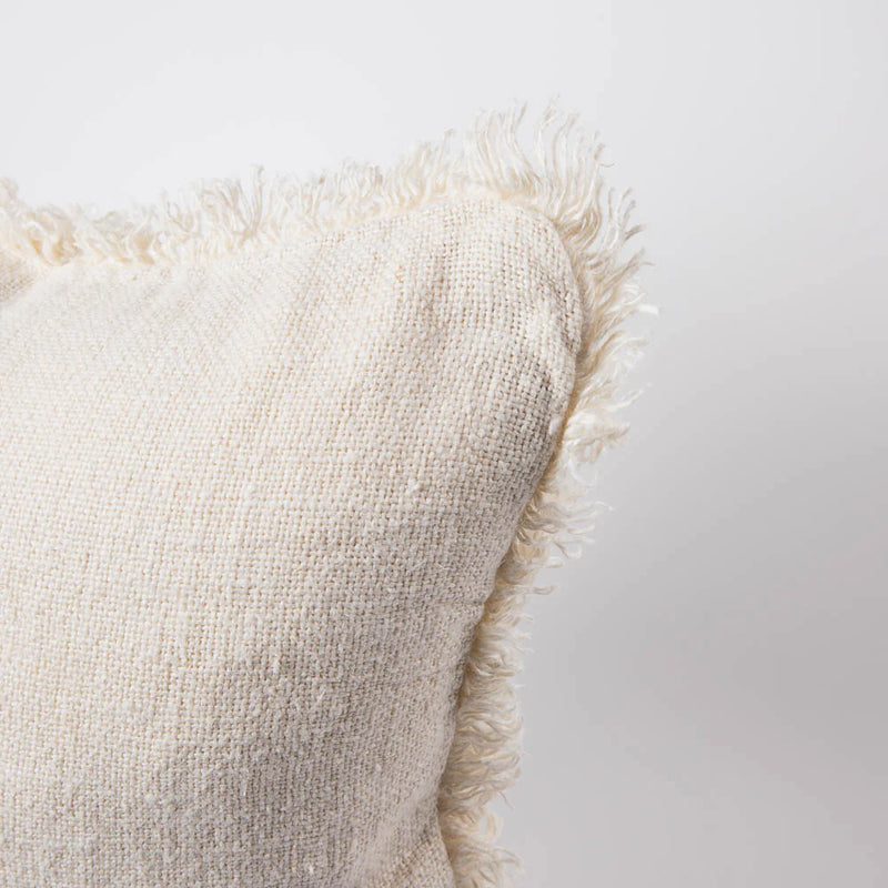 BEDOUIN LINEN CUSHION | Ivory