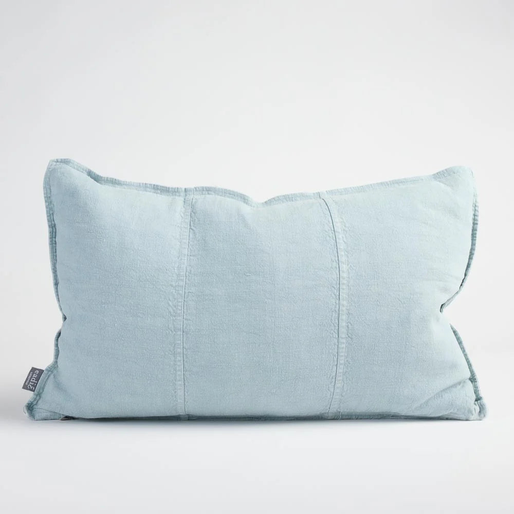 LUCA LINEN CUSHION in Sky from Eadie Lifestyle