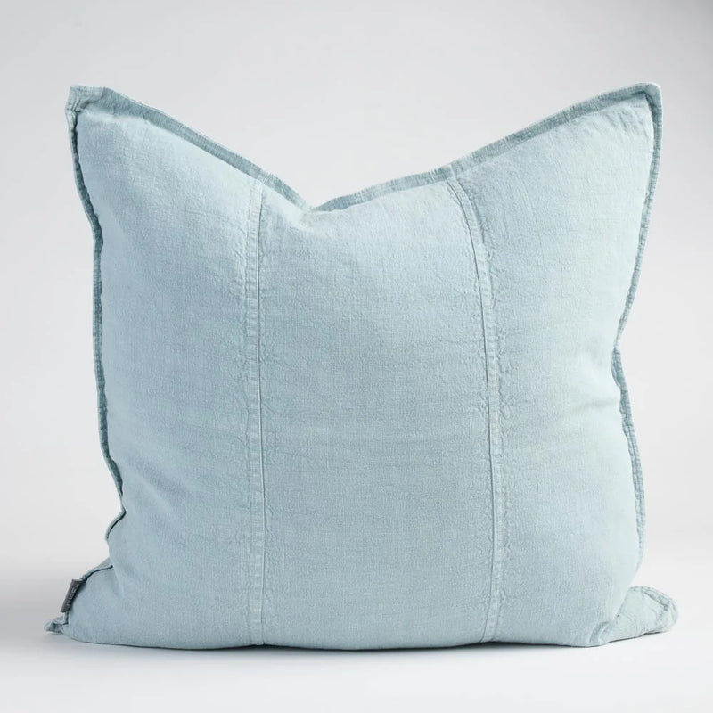 LUCA LINEN CUSHION in Sky from Eadie Lifestyle