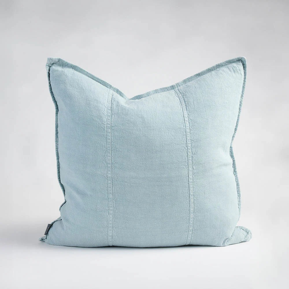 LUCA LINEN CUSHION in Sky from Eadie Lifestyle