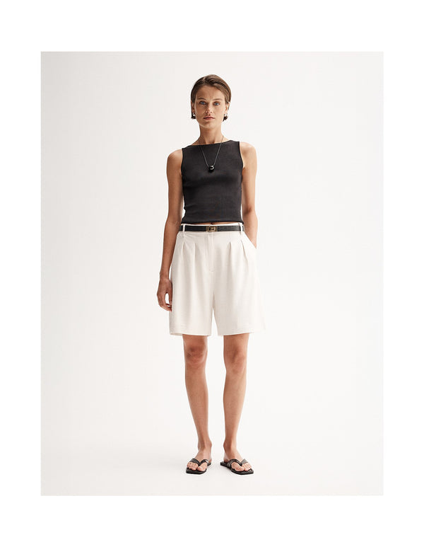 ANOUK KNIT TOP | Black