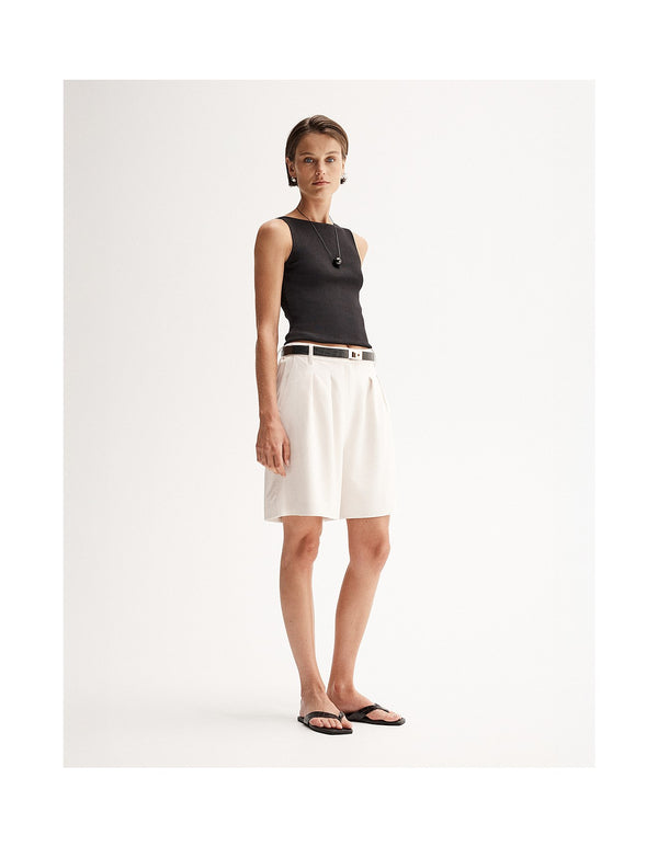 ANOUK KNIT TOP | Black