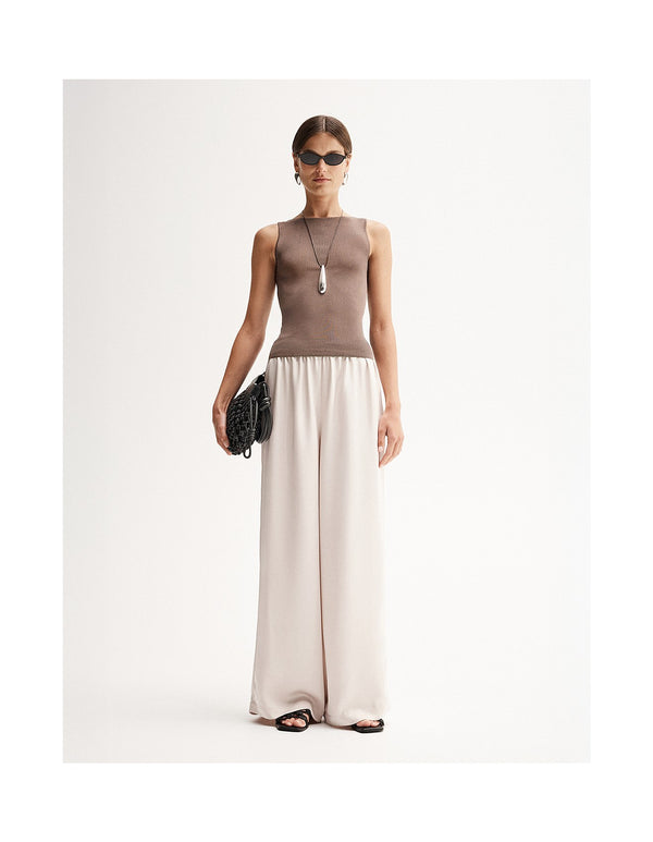 ANOUK KNIT TOP | Chocolate