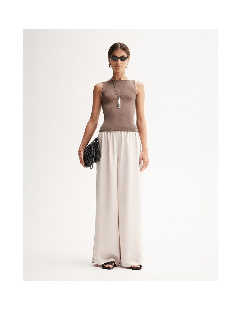 ANOUK KNIT TOP | Chocolate