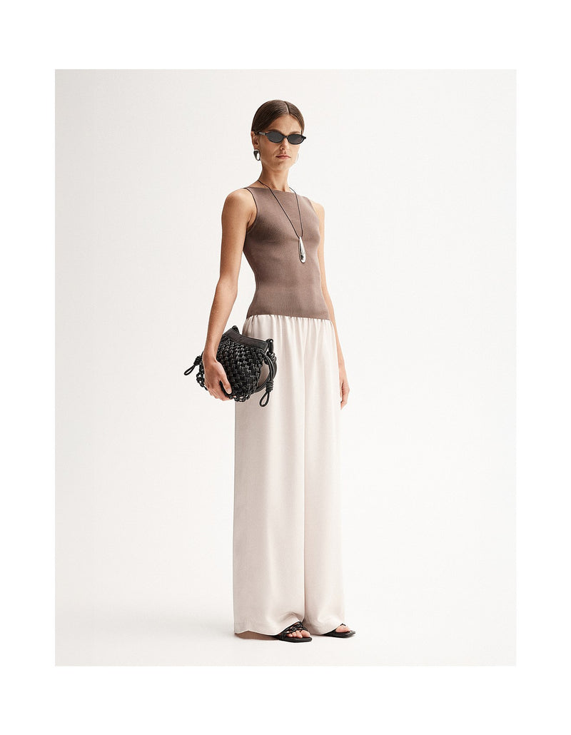 ANOUK KNIT TOP | Chocolate