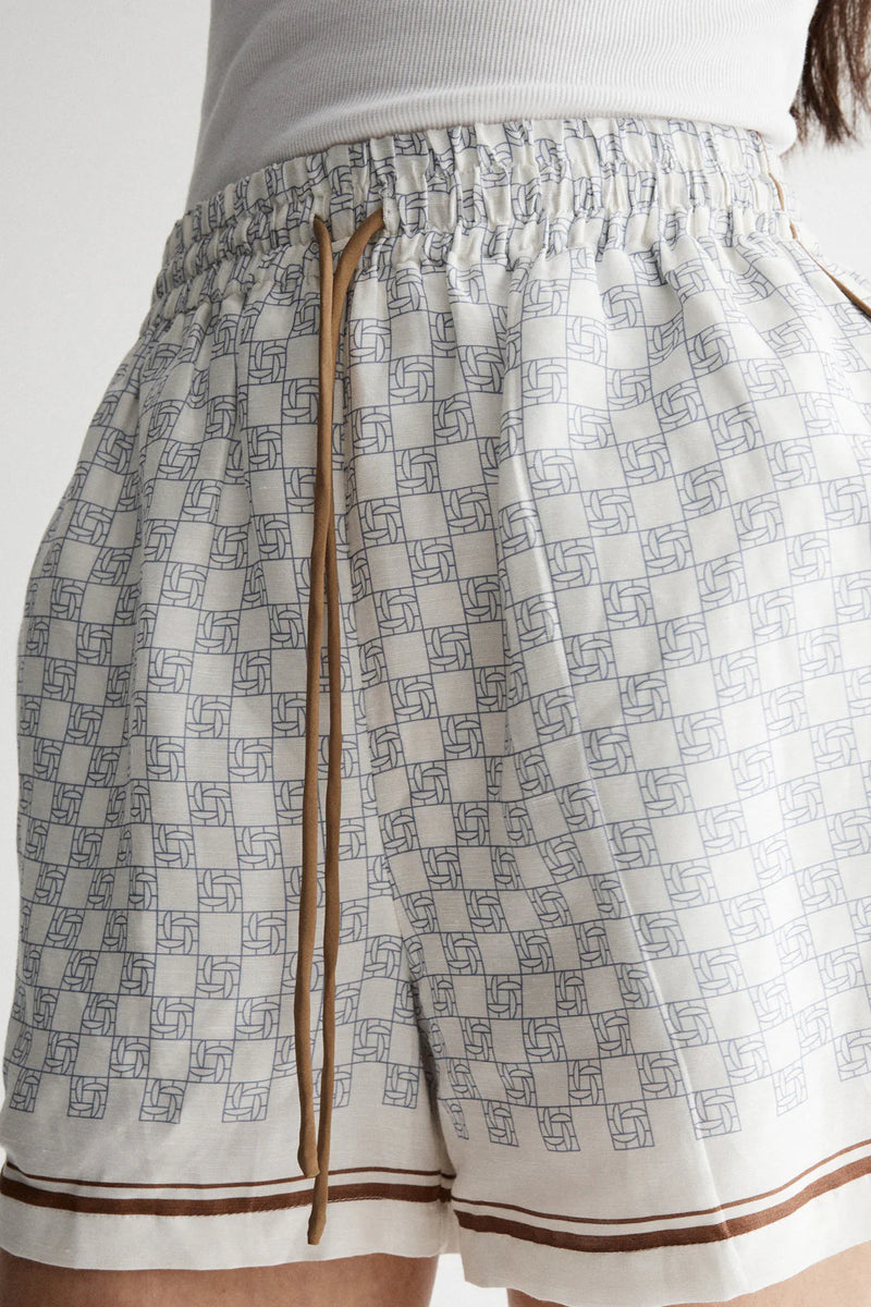 LUMI SHORT | Monogram Shirt