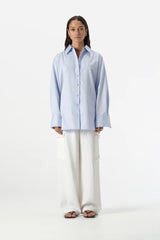 Elka Carter Shirt in light blue from Darling and Domain