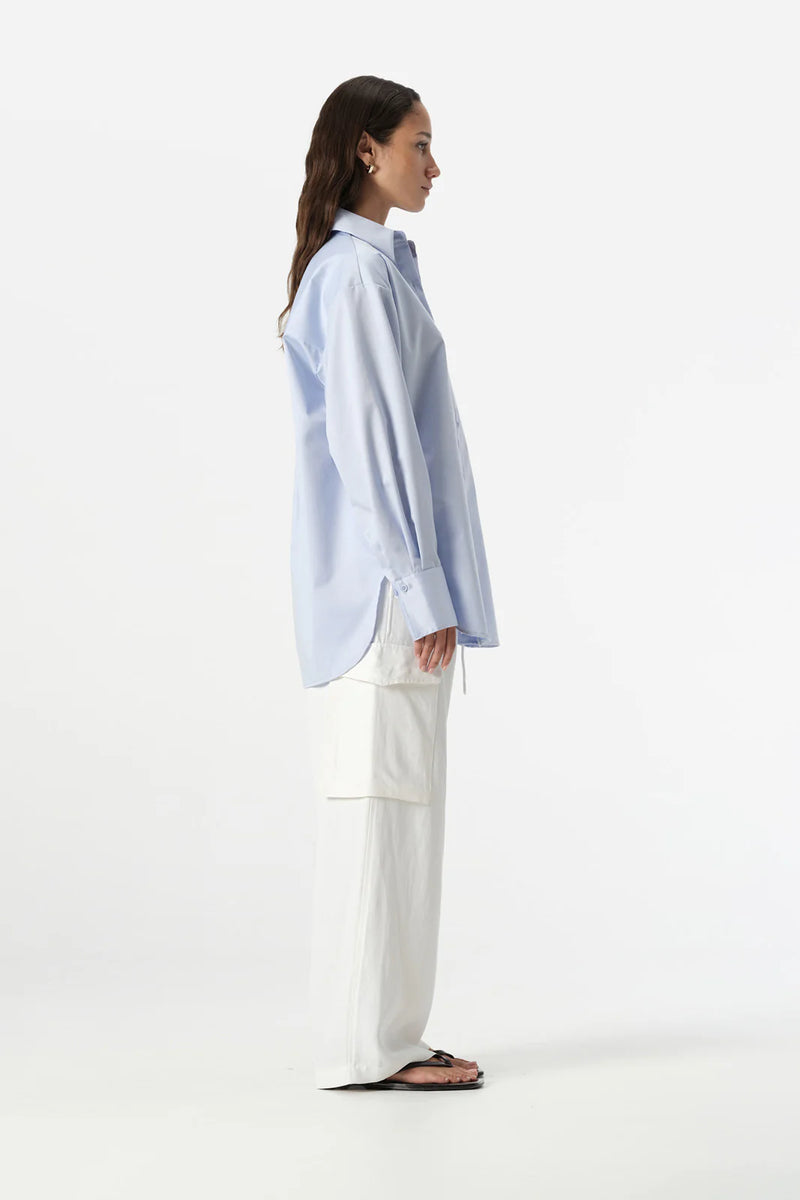 Elka Carter Shirt in light blue from Darling and Domain