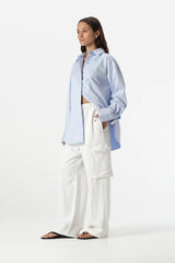 Elka Carter Shirt in light blue from Darling and Domain