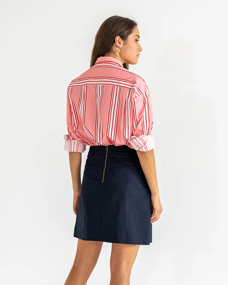 HARLEM SHIRT in Candy Stripe by Elms and King