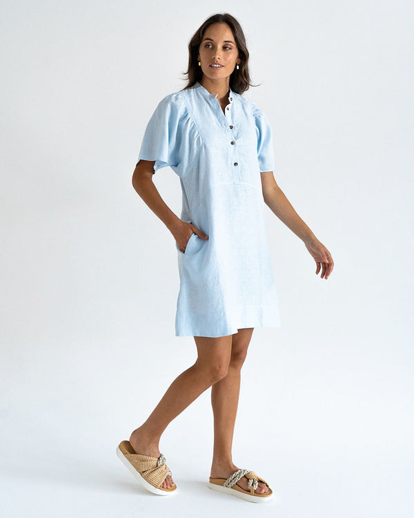 TICINO MINI DRESS | Sky