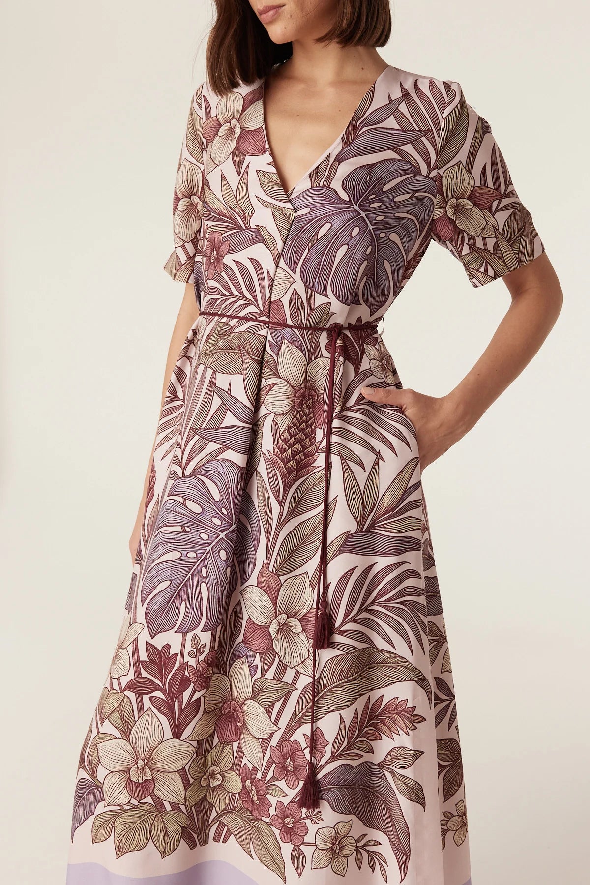 ERIKA KAFTAN DRESS in Paradise Print by Cable Melbourne