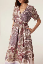 ERIKA KAFTAN DRESS in Paradise Print by Cable Melbourne