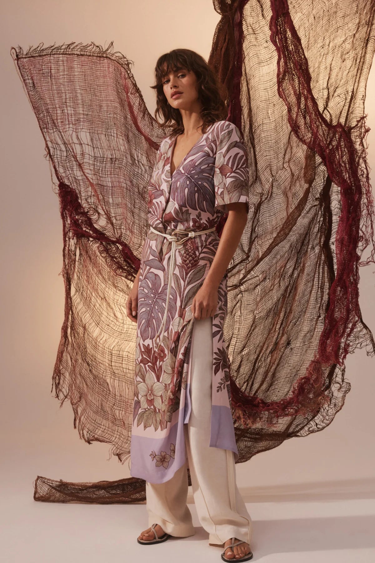 ERIKA KAFTAN DRESS in Paradise Print by Cable Melbourne