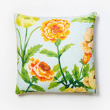 LANI FLORAL CUSHION 60cm in Powder Blue from Bonnie and Neil