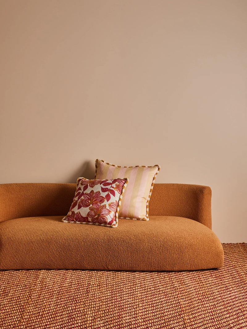 BOLD STRIPE BUFF CUSHION - 60cm from Bonnie and Neil