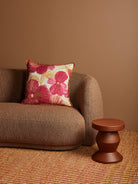 WILD PANSY PINK LINEN CUSHION - 60cm from Bonnie and Neil