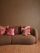 WILD PANSY PINK LINEN CUSHION - 60cm from Bonnie and Neil