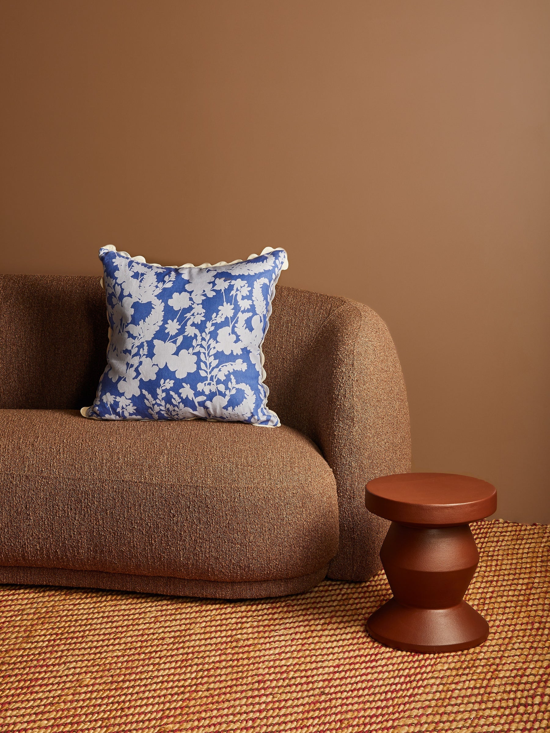 PETAL BLUE LINEN CUSHION - 60cm from Bonnie and Neil