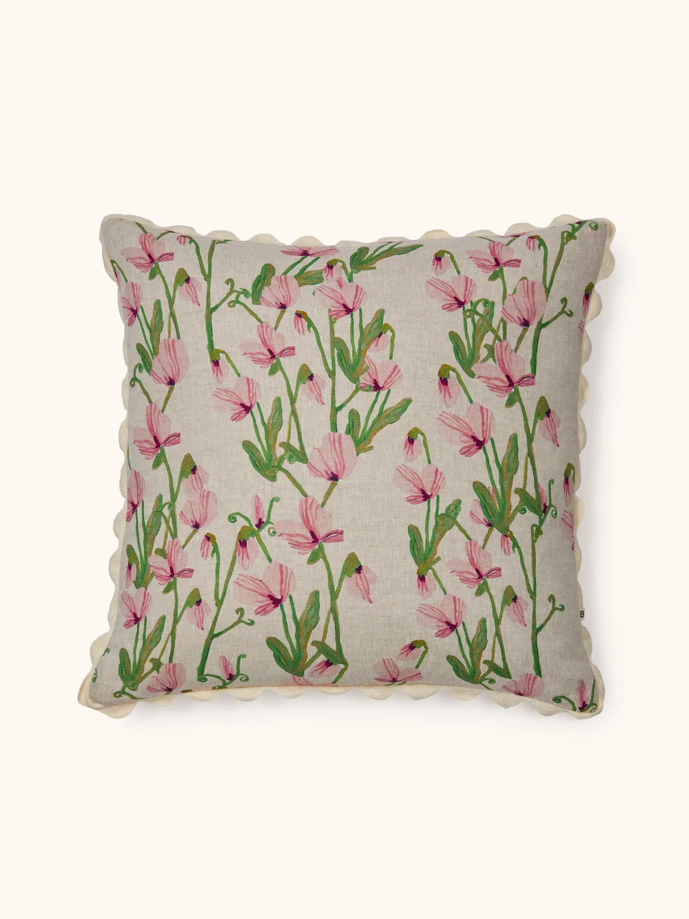 SWEET PEA PINK CUSHION in 60cm from Bonnie and Neil