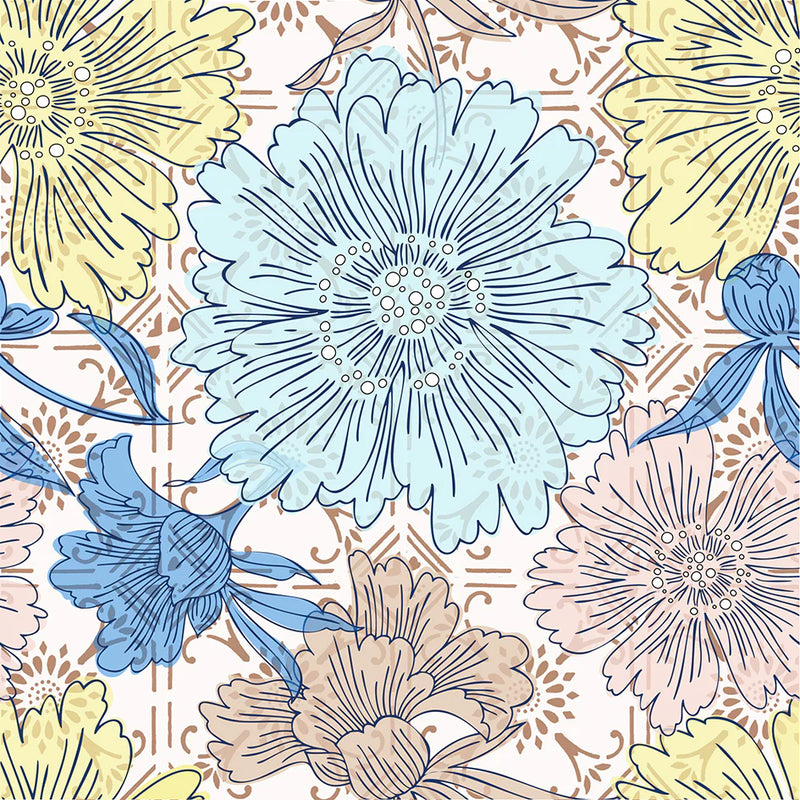 LA CERAMICA TOP in Pale Floral from Le Stripe
