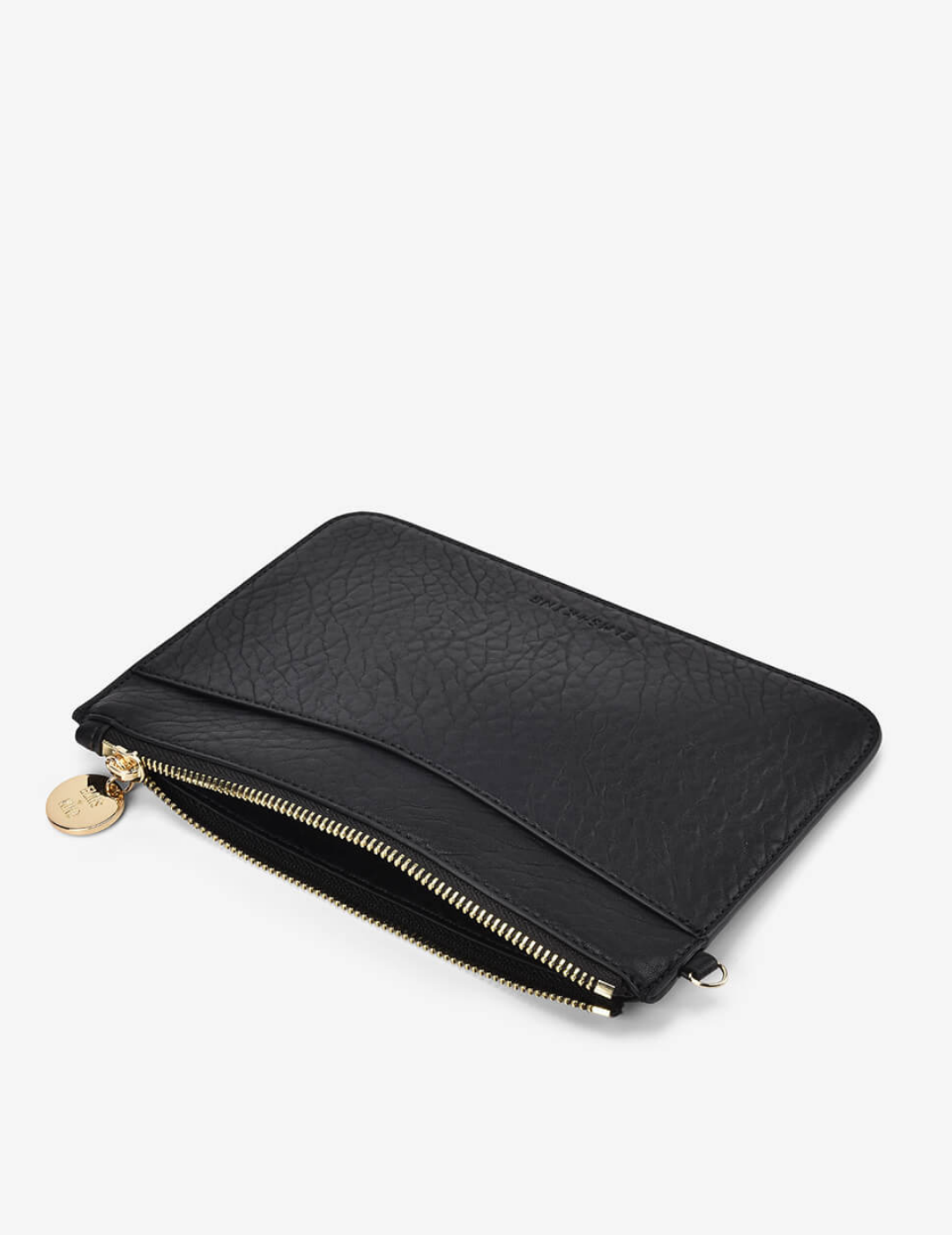 FLAT POUCH in Black by Elms + King