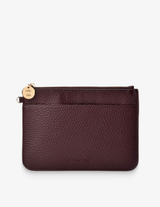 FLAT POUCH in Wine by Elms + King