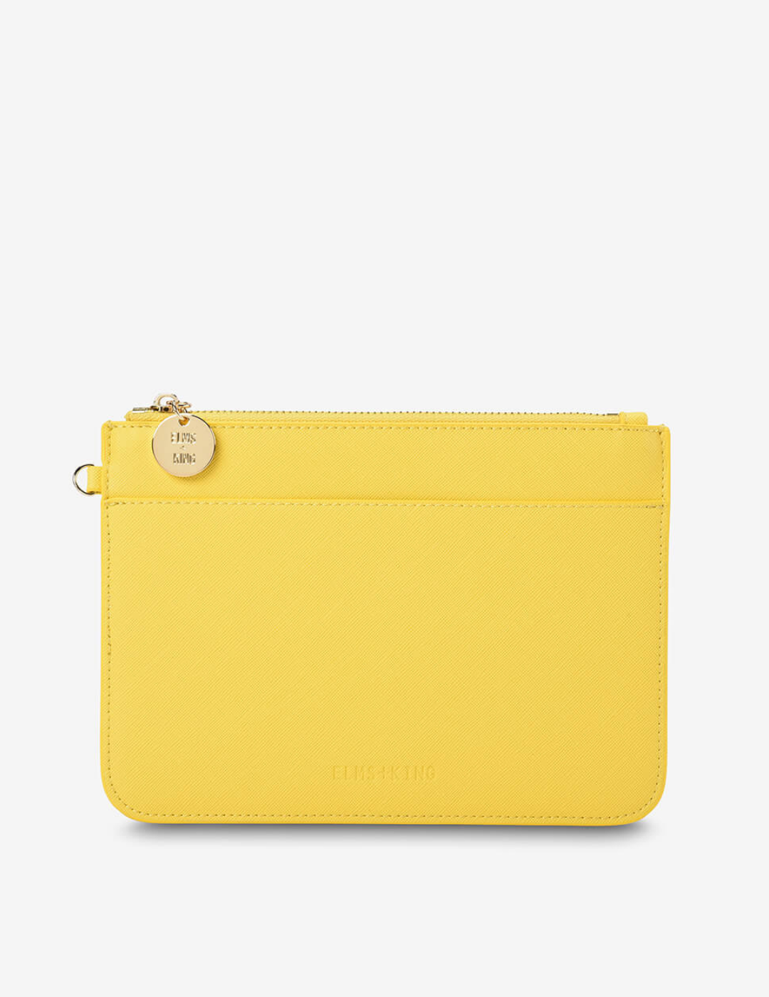 FLAT POUCH in Lemon by Elms + King