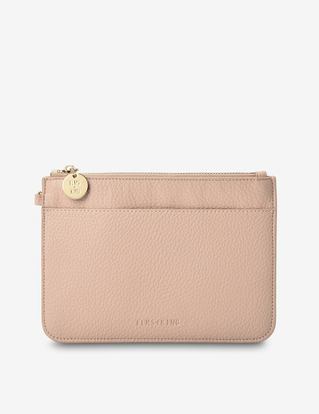 FLAT POUCH in Neutral Peble by Elms + King