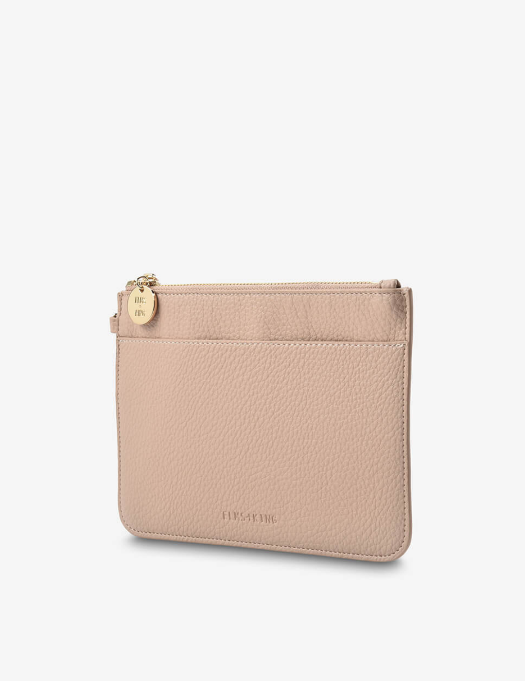 FLAT POUCH in Neutral Peble by Elms + King