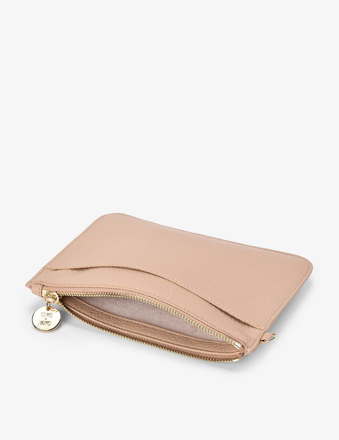 FLAT POUCH in Neutral Peble by Elms + King