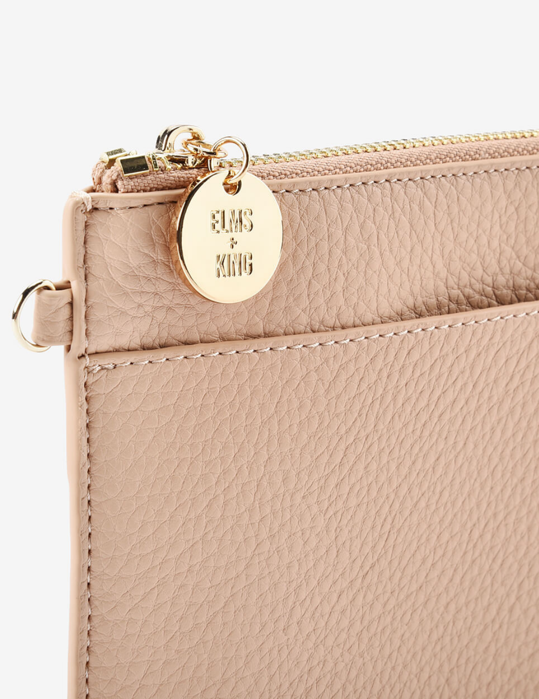 FLAT POUCH in Neutral Peble by Elms + King