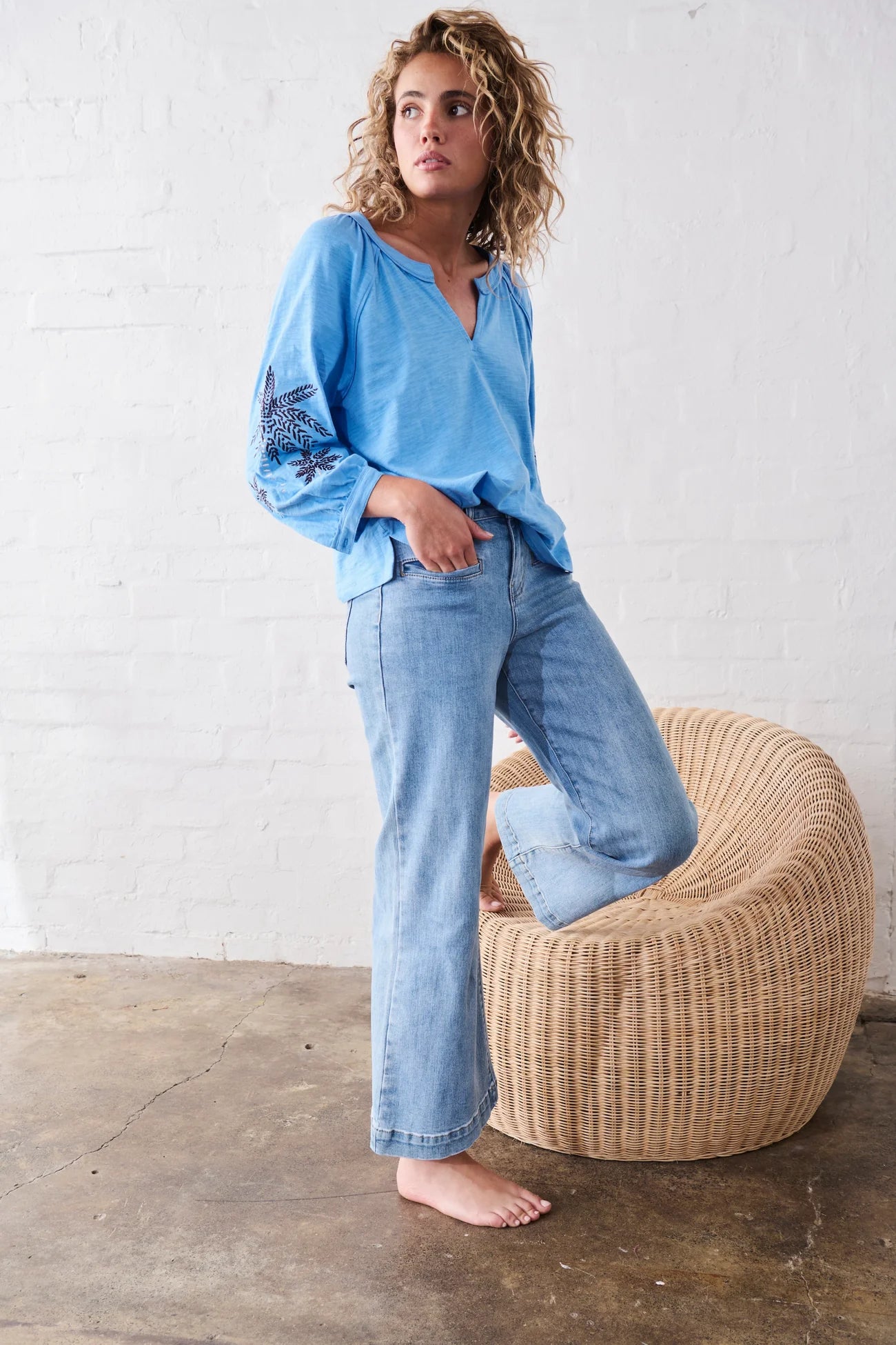FREYA JEAN | 70s Blue - Darling & Domain