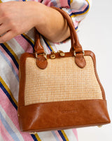 FAIRFAX TOP GRIP | Tan with Natural Weave