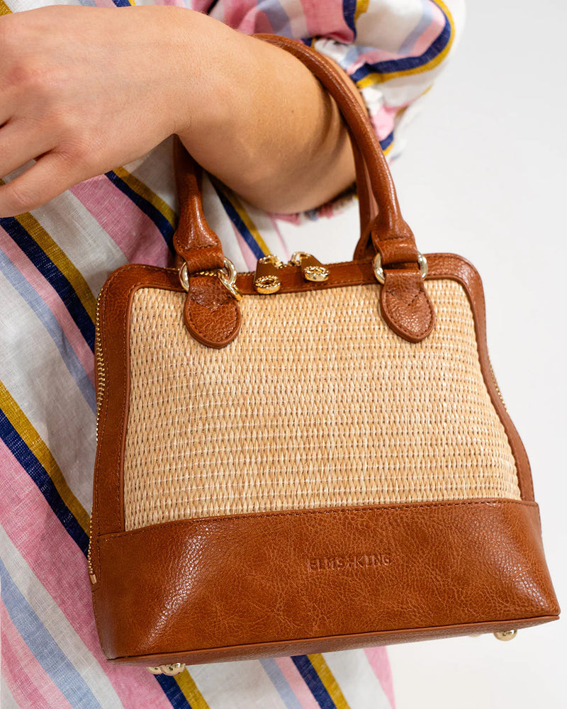 FAIRFAX TOP GRIP | Tan with Natural Weave